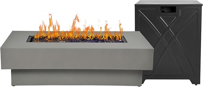 48-Inch Rectangular Fire Pit